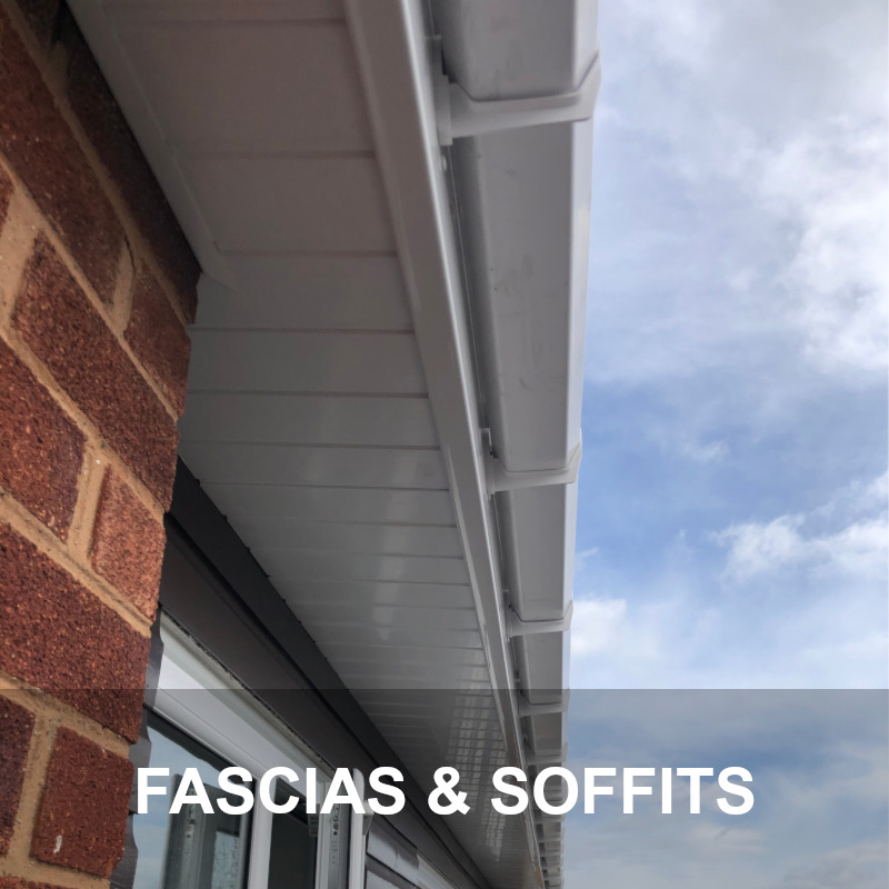 uPVC fascias and soffits.