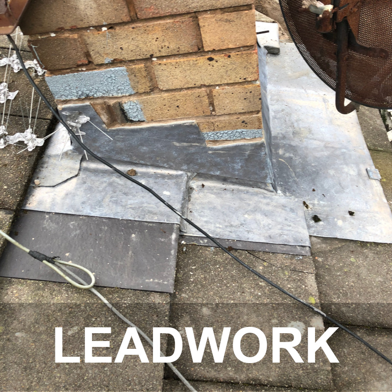 Leadwork details for roofing work.